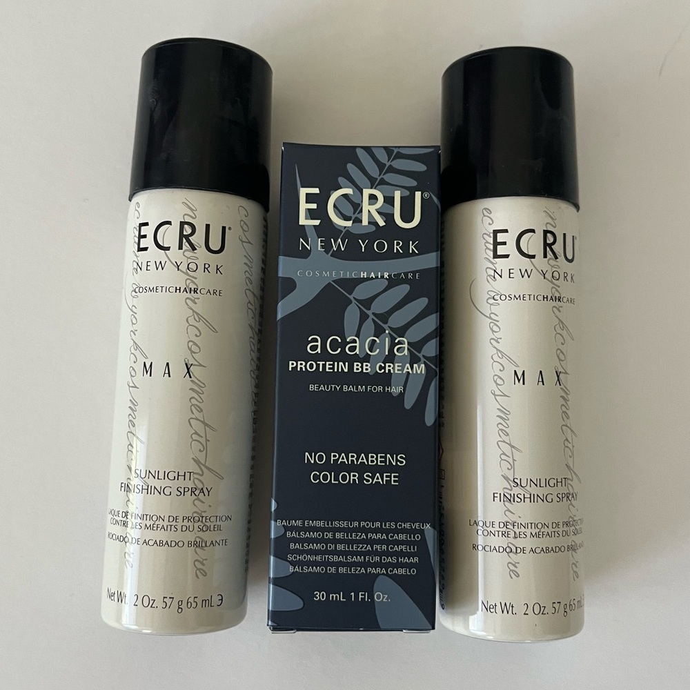 ECRU NEW YORK Haircare Travel Size BB Hair mask & Hairspray NIB - Picture 2 of 6